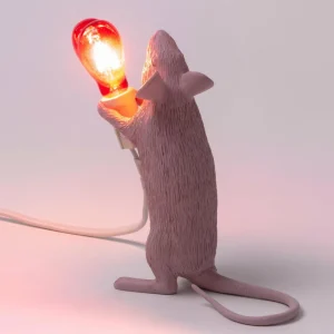 SELETTI Lampe déco LED Mouse Lamp USB Valentine blanche^ Lampes Décoratives