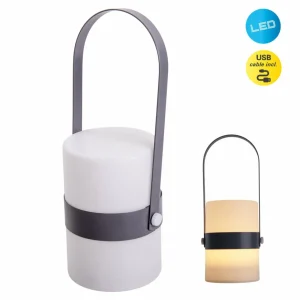 Näve Lampe déco LED Neo intérieur batterie, grise^ Lampes Décoratives