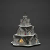 Konstsmide Christmas Lampe déco LED silhouette de bois maisons, blanche^ Lumière De Noël