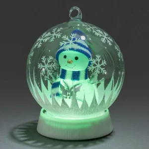 Konstsmide Christmas Lampe déco LED sphère de verre bonhomme de neige^ Lumière De Noël