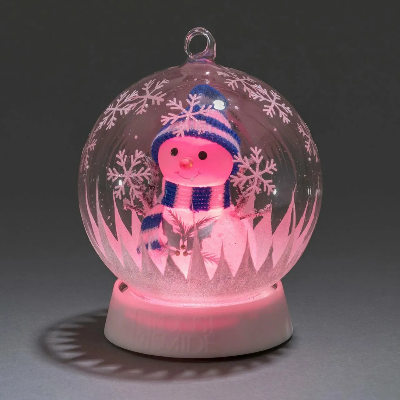 lampe_dco_led_sphre_de_verre_bonhomme_de_neige_5.webp Konstsmide Christmas Lampe déco LED sphère de verre bonhomme de neige^ Lumière De Noël
