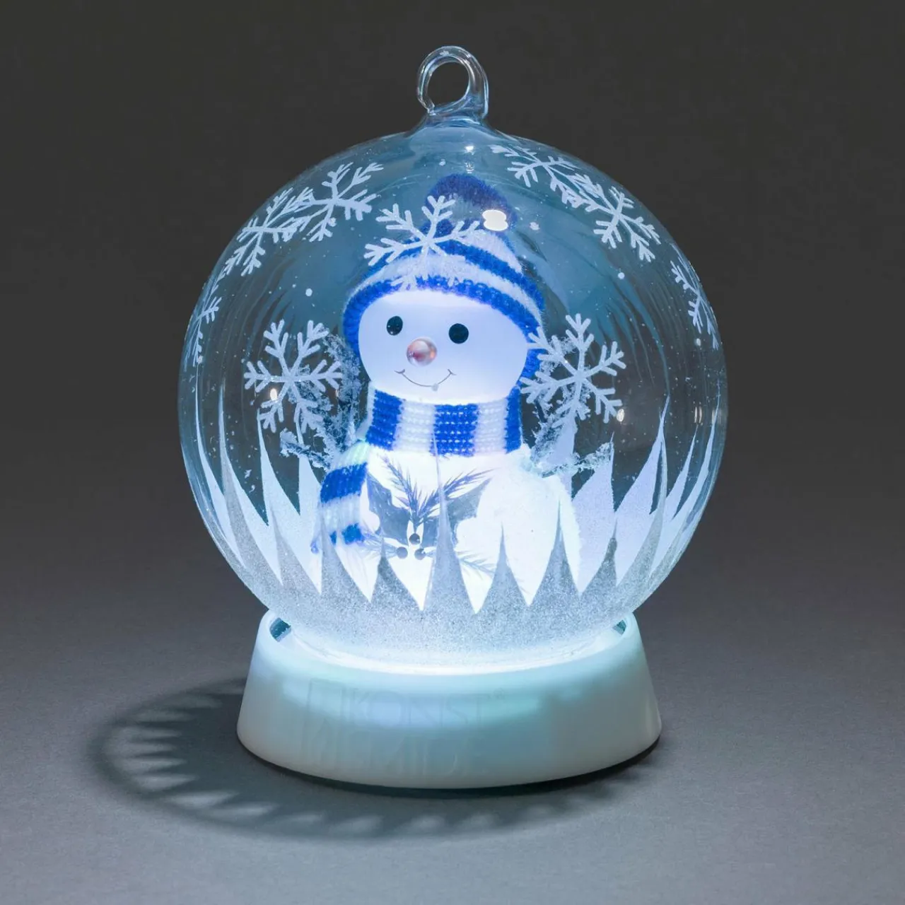 lampe_dco_led_sphre_de_verre_bonhomme_de_neige_6.webp Konstsmide Christmas Lampe déco LED sphère de verre bonhomme de neige^ Lumière De Noël