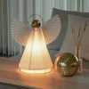 Konstsmide Christmas Lampe décorative ange en papier E14 blanc/laiton 36cm^ Lumière De Noël