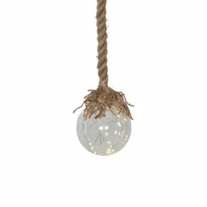 STAR TRADING Lampe décorative LED Jutta, sphère verre Ø 10 cm^ Lampes Décoratives