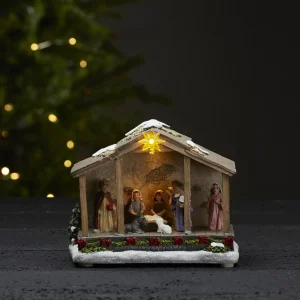 STAR TRADING Lampe décorative LED Nativity, pile, 19 cm^ Lumière De Noël
