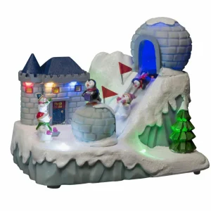 Konstsmide Christmas Lampe décorative LED Piste de ski avec musique^ Lampes Décoratives