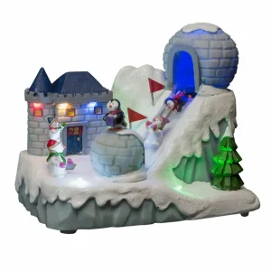 Konstsmide Christmas Lampe décorative LED Piste de ski avec musique^ Lampes Décoratives