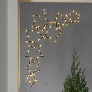 STAR TRADING Lampe décorative LED Stella, 8 étoiles, sur piles^ Lumière De Noël