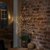 Konstsmide Christmas Lampe décorative LED Étoile d'argent 66x64 cm^ Lumière De Noël