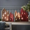 Markslöjd Lampe décorative LED View en bois, rouge^ Lumière De Noël