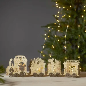 STAR TRADING Lampe décorative LED Yuletide, train de Noël^ Lumière De Noël