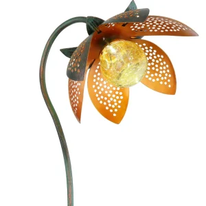 Globo Lampe décorative solaire 33653 piquet, une fleur^ Lampes Décoratives