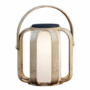 Nordlux Lampe décorative solaire LED Bob en bambou^ Lampes Décoratives