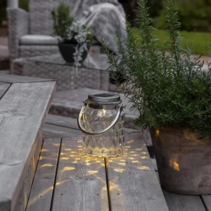 STAR TRADING Lampe décorative solaire LED Pireus en verre^ Lampes Décoratives