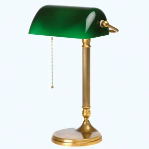Berliner Messinglampen Lampe de banquier fait à la main JIVAN^ Luminaires Durables