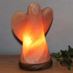 Wagner Life Lampe de sel Ange avec socle, ambre^ Lampes Décoratives