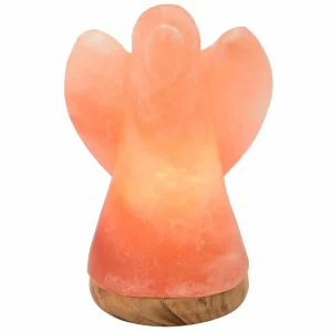 Wagner Life Lampe de sel Ange avec socle, ambre^ Lampes Décoratives