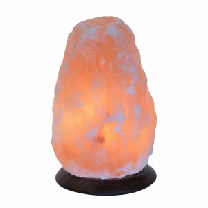 Wagner Life Lampe de sel rocher, avec socle, 1,5-2 kg, ambre^ Lampes Décoratives