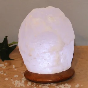Wagner Life Lampe de sel White Line Rock avec socle, USB^ Lampes Décoratives