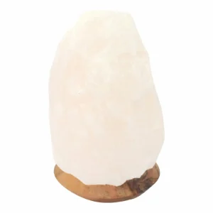 Wagner Life Lampe de sel White Line Rock avec socle, USB^ Lampes Décoratives