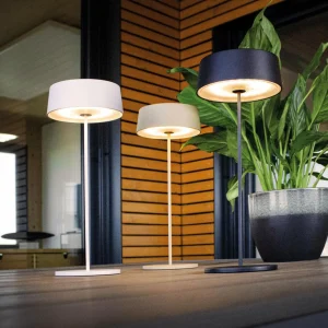 Eco-Light Lampe de table batterie LED Cocktail, dim, blanche^ Lampes Décoratives