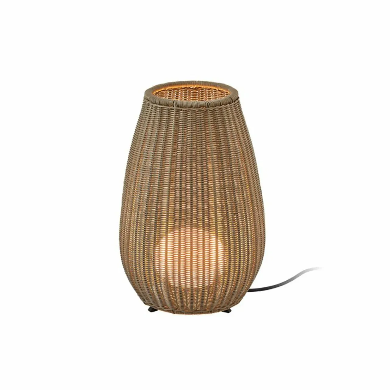Bover Lampe de table LED Amphora de , marron/beige hauteur 47 cm^ Lampes Décoratives