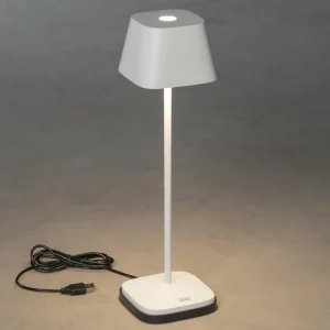 Konstsmide Lampe de table LED Capri pour extérieur, noire^ Lampes Décoratives