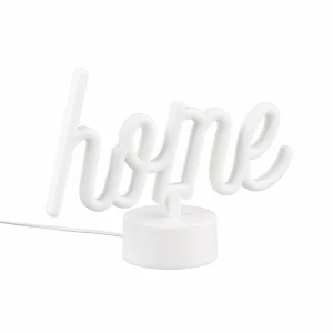 Reality Leuchten Lampe de table LED Casa, jaune, largeur 24 cm, plastique^ Lampes Décoratives