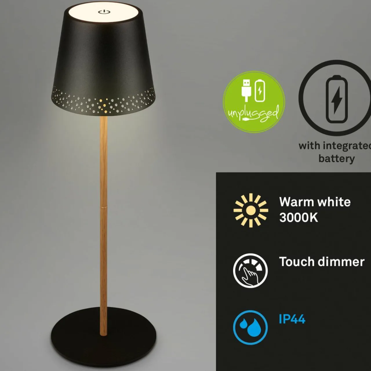 lampe_de_table_led_kiki_avec_poser_rechargeable_k_noiror_2.webp Briloner Lampe de table LED Kiki avec poser rechargeable 3.000K noir/or^ Lampes Décoratives