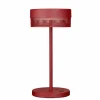 HELL Lampe de table LED Mesh rechargeable, hauteur 30 cm, rouge indien^ Lampes Décoratives