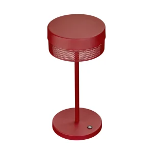HELL Lampe de table LED Mesh rechargeable, hauteur 30 cm, rouge indien^ Lampes Décoratives
