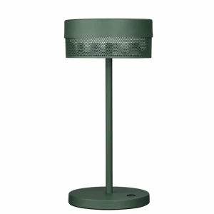 HELL Lampe de table LED Mesh rechargeable, hauteur 30 cm, vert sapin^ Lampes Décoratives