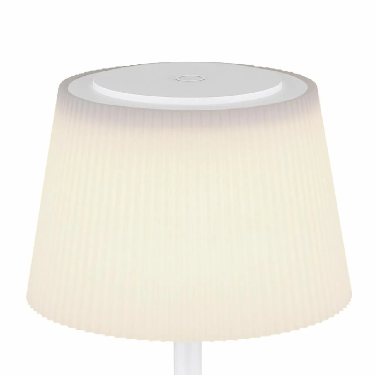 Globo Lampe de table LED rechargeable Grégoire, blanc mat, hauteur 38 cm, CCT^ Lampes Décoratives
