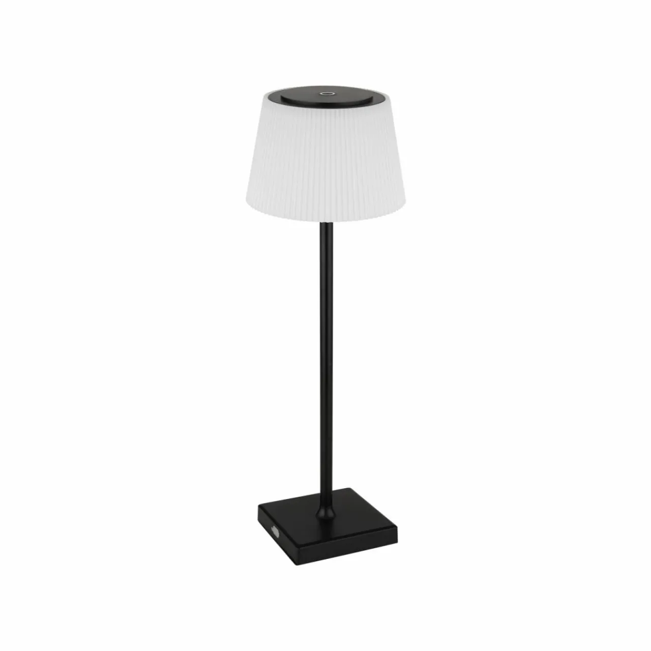 Globo Lampe de table LED rechargeable Grégoire, noir mat, hauteur 38 cm, CCT^ Lampes Décoratives