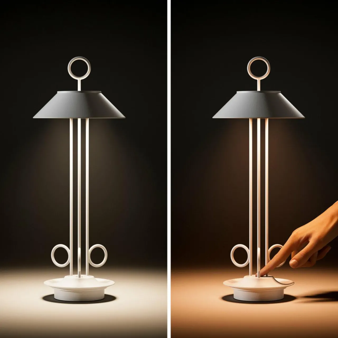 lampe_de_table_led_rechargeable_nudiderot_chrome_aluminium_ip_intensit_4.webp Sigor Lampe de table LED rechargeable Nudiderot, chrome, aluminium, IP54, intensité^ Lampes Décoratives