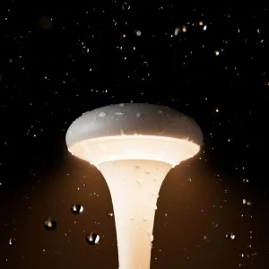 Sigor Lampe de table LED rechargeable Nudrop mini, noir, IP54, intensité variable^ Lampes Décoratives
