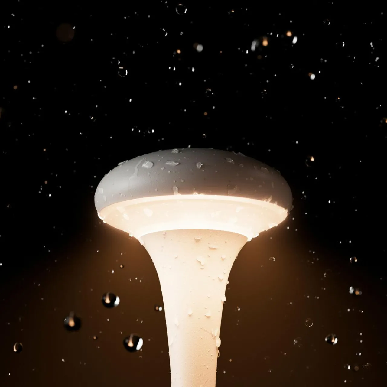 Sigor Lampe de table LED rechargeable Nudrop mini, noir, IP54, intensité variable^ Lampes Décoratives
