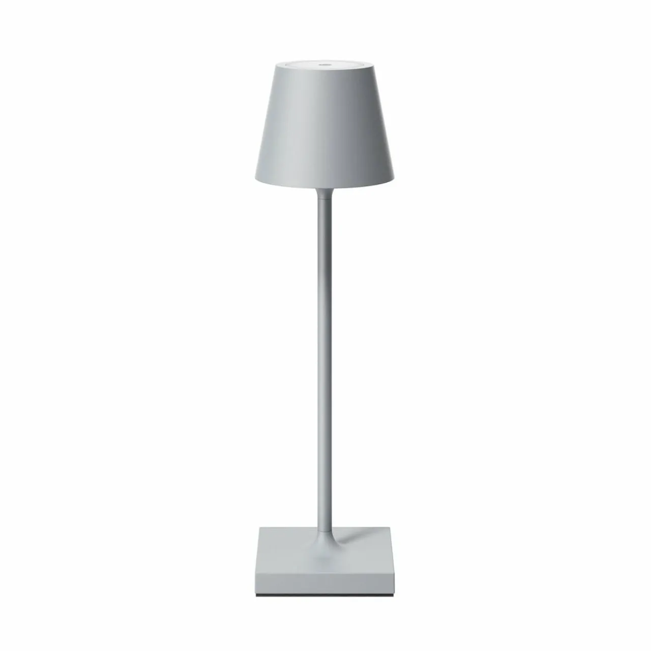 Sigor Lampe de table LED rechargeable Nuindie pocket, gris, IP54, intensité variable^ Lampes Décoratives