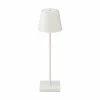 Sigor Lampe de table LED rechargeable Nuindie, USB-C, blanc, IP54, intensité^ Lampes Décoratives