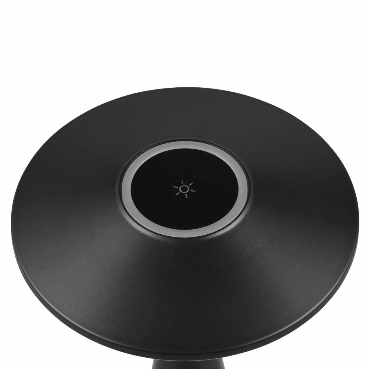 Reality Leuchten Lampe de table LED rechargeable Torrez, noir, hauteur 28,5 cm, CCT^ Lampes Décoratives