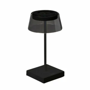 Konstsmide Lampe de table LED Scilla avec USB, noir^ Lampes Décoratives