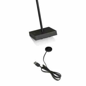 Konstsmide Lampe de table LED Scilla avec USB, noir^ Lampes Décoratives