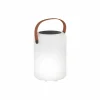 FH Lighting Lampe de table LED solaire Orno, blanc chaud/RVB^ Lampes Décoratives