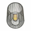 Reality Leuchten Lampe de table solaire LED Mineros, grise, hauteur 51 cm^ Lampes Décoratives