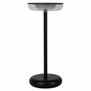 Näve Lampe de terrasse à LED rechargeable Pasi noire hauteur 26cm métal Touch^ Lampes Décoratives