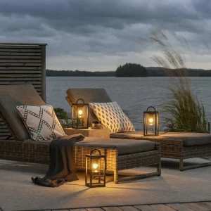 Konstsmide Lampe de terrasse Bologna Mini, hauteur 33cm^ Luminaires De Terrasse