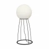 STAR TRADING Lampe de terrasse Mallorca 95 cm noir/blanc plastique/métal^ Luminaires De Terrasse