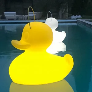 Goodnight Light Lampe designer LED DUCK-DUCK S extérieur jaune^ Lumière De Noël
