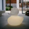Goodnight Light Lampe designer LED DUCK-DUCK XL extérieur blanc^ Lumière De Noël