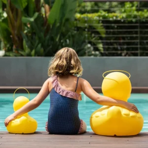 Goodnight Light Lampe designer LED DUCK-DUCK XL extérieur jaune^ Lumière De Noël